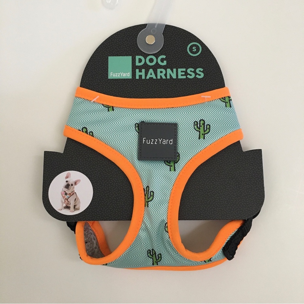 NEW (S) FuzzYard Dog Harness Southwest Theme Cactus Print for Small Dogs